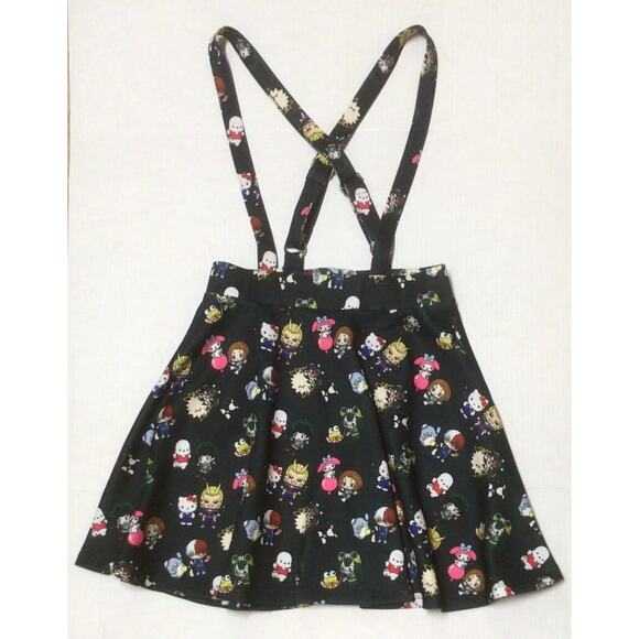 MY HERO ACADEMIA x Hello Kitty and Friends Characters Suspender Skirt Small 938A - Picture 2 of 6